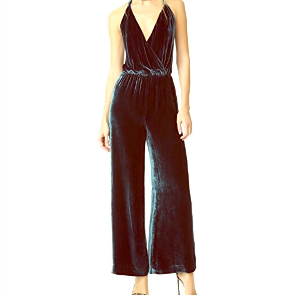 Free People Velvet Jumpsuit